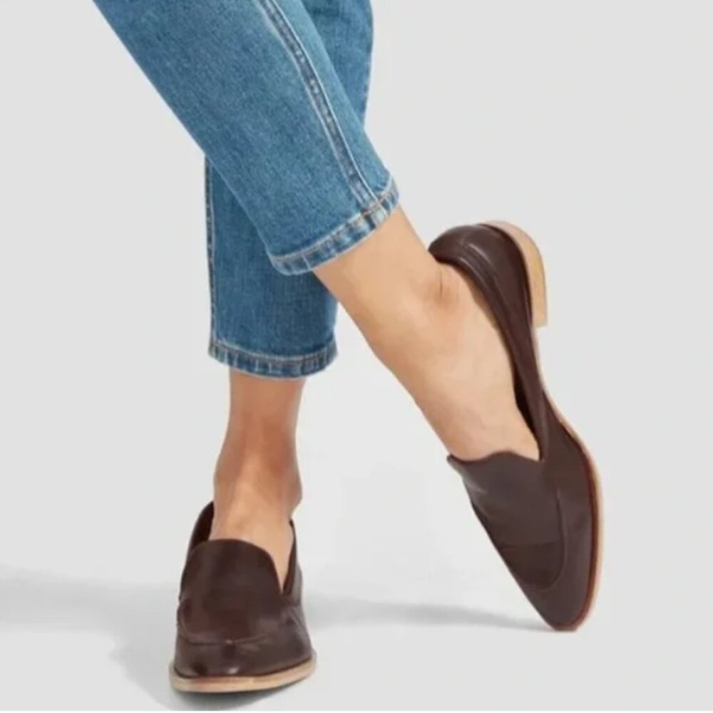 Everlane The Modern Burgundy Purple Loafers